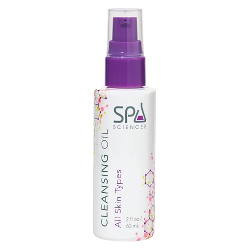 SPA SCIENCES - Cleansing Oil - Made in the USA - With Green Tea, Chamomile Extracts - Soothe, Hydrate, Cleanse - Vegan - For All Skin Types - 2oz