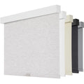 Blackout Cordless Roller Shades - Linen, 52x72 Inches with Valance & UV Protection