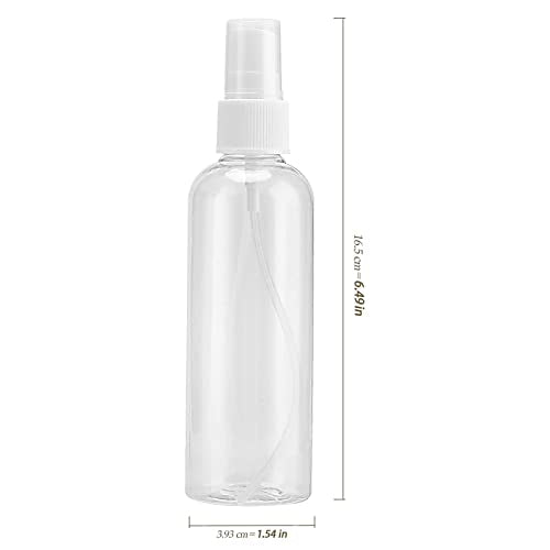 4oz 120ml Clear Spray Bottles Bulk - 50 Pack Refillable Travel Size Containers