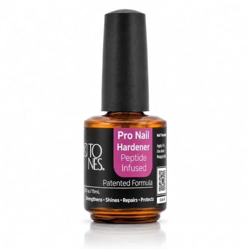 Tones Pro Nail Hardener & Gloss - Strengthen, Repair & Shine, 0.5 fl oz