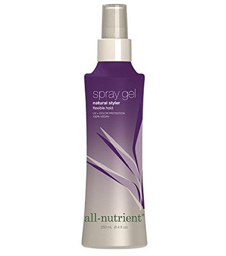 All Nutrient Spray Gel 8 oz - Alcohol-Free Hair Styling with Botanical Nourishers