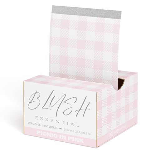 Blush Foils, Hair Coloring Foils - 5x14in Cream Flannel - 400 Sheets