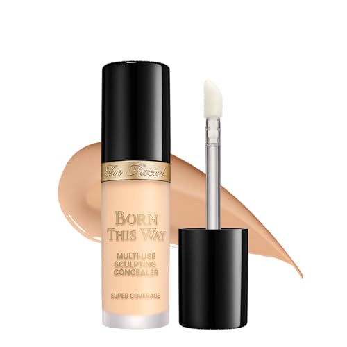 Full-Coverage Hydrating Concealer with Hyaluronic Acid & Coconut Water - Natural Finish, 0.45 Fl Oz