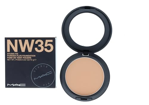 MAC Studio Fix Powder Plus Foundation NW35 - Matte, Oil-Free Face Makeup