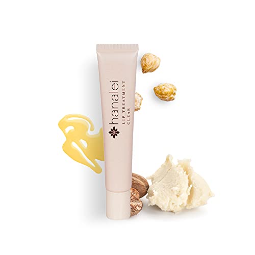 Hanalei Lip Treatment 2-Pack Bundle (Clear and Sand) | Made with Kukui Oil, Shea Butter, Agave, and Grapeseed Oil, Soothe Dry Lips (Cruelty free, Paraben free)