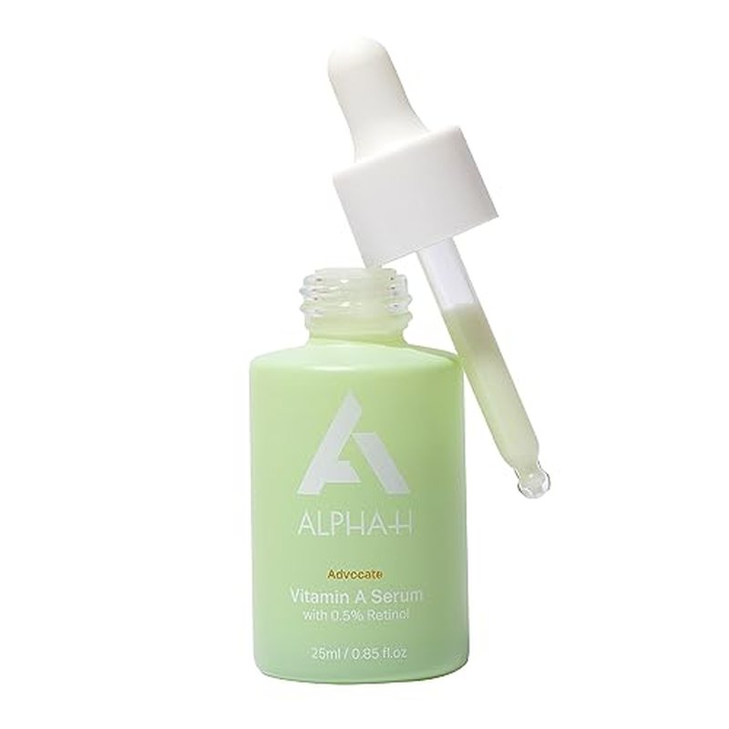 Alpha-H Vitamin A Serum With 0.5% Retinol - Gentle Night Renewal For Smoother, Brighter-Looking Complexion - Promotes Improved Texture, Elasticity, And Reduces Appearance of Visible Lines