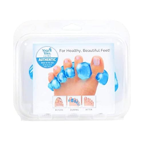 YogaToes GEMS: Gel Toe Stretcher & Separator - America¡¯s Choice for Fighting Bunions, Hammer Toes (Small fits Shoe Sizes W: 7 and Over/M: 7 and Over) Sold as Pair