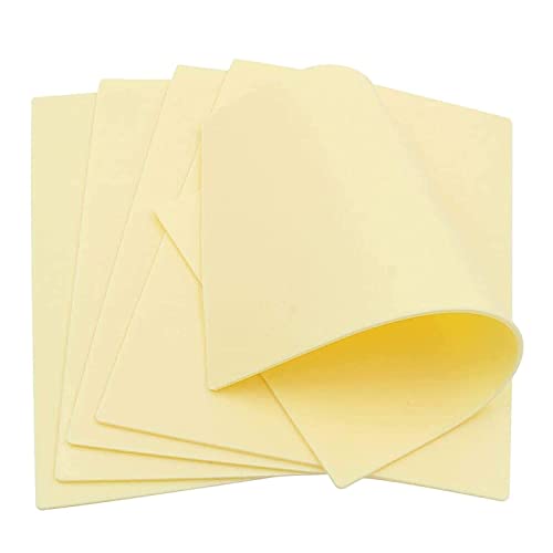 Tattoo Practice Skin Sheets - 5 Pack Soft Silicone for Beginners & Artists