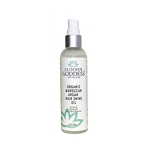 Organic Moroccan Argan Oil Hair Spray for Frizz Control & Shine - 4 oz