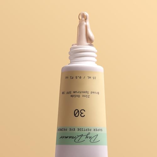 Solara Suncare - Day Dreamer Super Peptide Eye Primer, SPF 30 | Vegan, Cruelty Free | Safe For Sensitive Skin (0.5 fl oz | 15 ml)