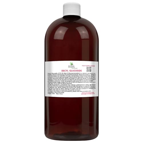 Oriental Decyl Glucoside Natural Surfactant for Soap Making & Skin Care - 32 Fl Oz