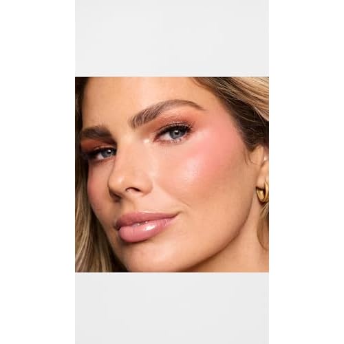 Your perfect lip-and-cheek pairing: Pinch My Cheeks Cream Blush in Angel + Forget The Filler Lip Plumping Gloss in Blushed Sand