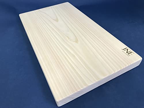 Hinoki Cypress Reversible Cutting Board 17.3" x 9.5" x 1" - Wooden Chopping & Serving Board, No Joint or Glue, Solid Japanese Cypress, Perfect Gift