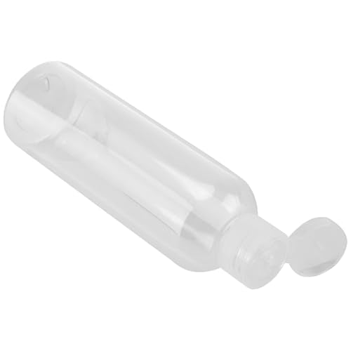 MOUYAT 50 Pack 4oz Clear Plastic Travel Bottles with Flip Cap, Refillable 120ml Containers for Toiletries & Lotion