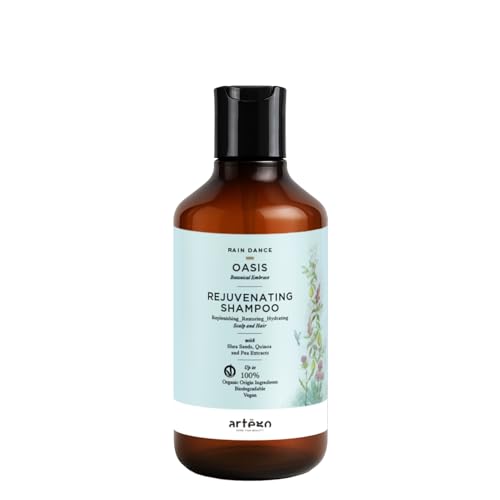 Artègo Rain Dance Oasis Rejuvenating Shampoo 10.2 oz – Hydrating Voluming Shampoo for Dehydrated, Dull Hair