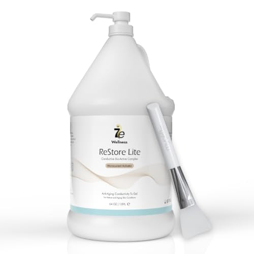 MyoLift ReStore Lite Conductive Gel 64 Fl Oz for Microcurrent Facial Treatments - Hydrating & Long-Lasting Glide
