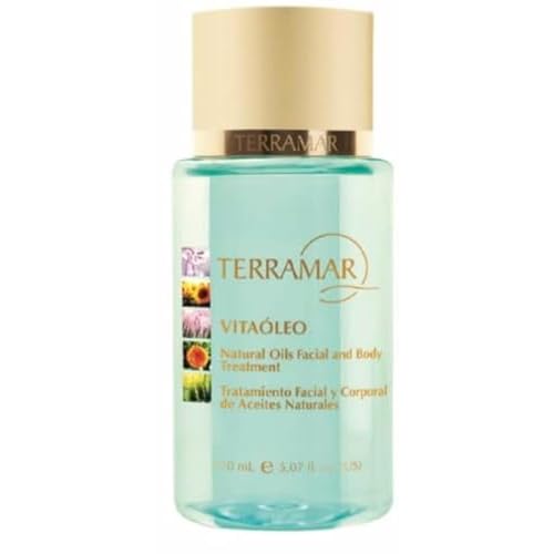 Terramar Vitaoleo Tratamiento Facial y Corporal de Aceites Naturales, Tan Suave que Puedes Aplicar en Cutis y Cuerpo. Marcas en la piel, paso del tiempo, manchas y m?s