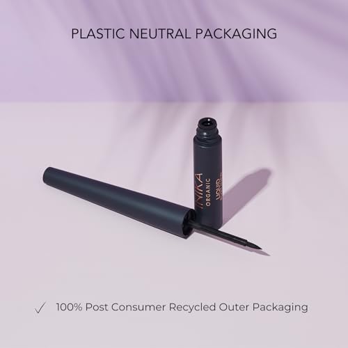 INIKA Organic Liquid Eyeliner | Quick Dry, Smudge-Free, Precision Tip, Vegan, Natural, Sensitive Eyes, Long Lasting.