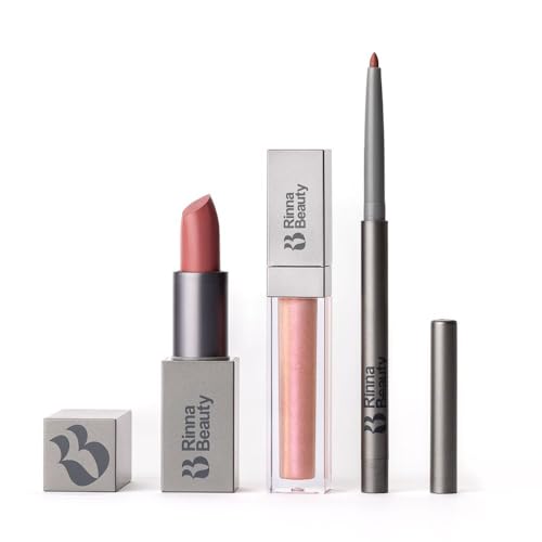 Rinna Beauty Rodeo Drive Lip Kit - All-in-One Lipstick, Gloss & Liner, Vegan & Long-Lasting