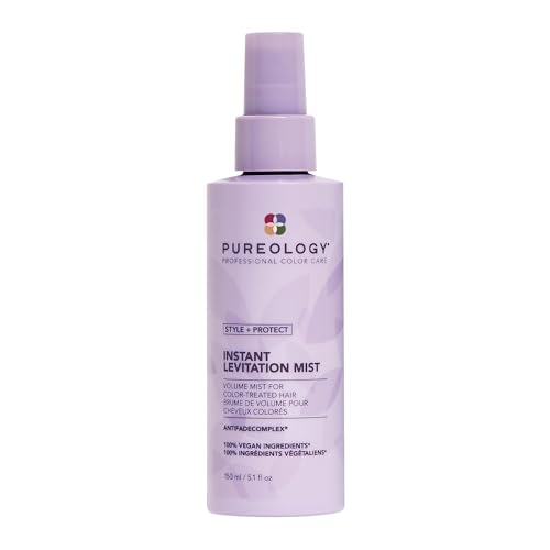 Pureology Style + Protect Levitation Mist 5.1oz - Weightless Volumizing Spray for Fine Hair - Heat & Color Safe