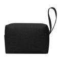 Waterproof Cosmetic Bag for Women | Soft Travel Makeup & Toiletry Organizer, Large Portable Storage for Makeup Products, Tissues, Electronics, USB Cables| Nylon, Durable & Stylish (Large-Black)