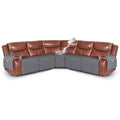 VANSOFY Waterproof Recliner Sectional Couch Cover - Dark Gray, 5 Seat