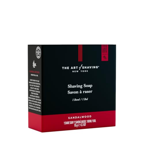 Sandalwood Shaving Soap Set for Gentle, Close Shave - The Art of Shaving