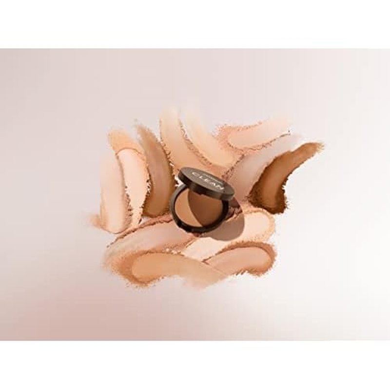 Covergirl Clean Invisible Pressed Powder, Lightweight, Breathable, Vegan Formula, Creamy Natural 120, 0.38oz (Pack of 2)