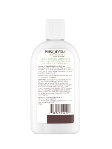 Deep Cleaning Facial Cleanser for Normal to Dry Skin - 6 Fl Oz Pack of 6 - Alcohol & Soap Free
