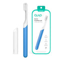 Electric Toothbrush for Adults - Sonic Vibration, Soft Bristles, Travel Cover - Blue