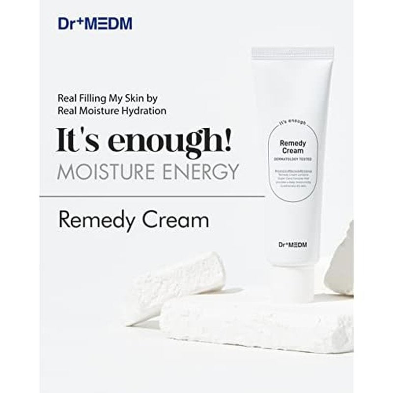 Facial Remedy Cream, Skin Barrier Repair Face Moisturizer with Hyaluronic Acid & Amino Acid, for Extremely Dry & Cracked Skin, 1.69 fl.oz.