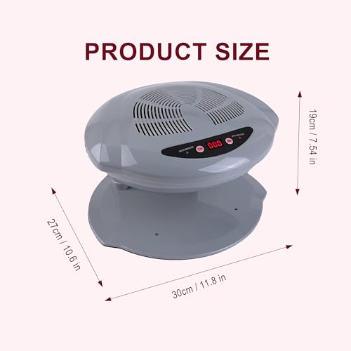 JOJOCOSMO 400W Hot & Cold Nail Dryer with Auto Sensor, Large Capacity, for Hands & Feet