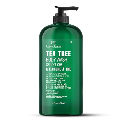 Tea Tree Body Wash & Shampoo Set with Mint & Natural Oils – Fungal & Skin Care