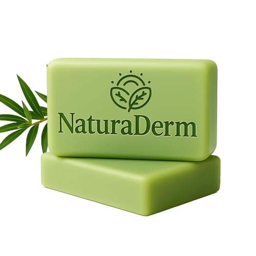 Tea Tree Oil Facial Soap Set - Oil Control & Refreshing for Sensitive Skin - 2pcs