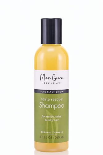 Vegan Organic Hair Shampoo - All Hair Types, 8.8 Fl Oz - Paraben & Sulfate Free with Herbal Scent