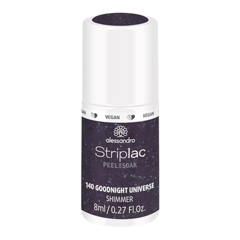 alessandro Striplac Peel or Soak Nail Polish - 140 Good Night Universe for Women - 0.27 oz