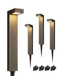EDISHINE 4 Pack Low Voltage LED Pathway Lights Outdoor Landscape Lighting 85lm