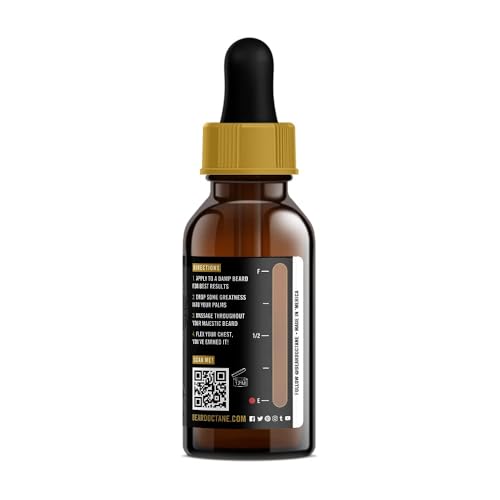 Beard Octane Liquid Gold Beard Oil - Frankincense & Oud Cologne, 1oz