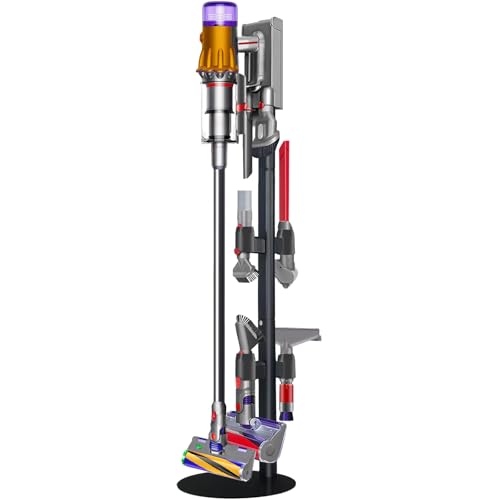 Lasvea Iron-Round Vacuum Stand Compatible with Dyson V7 V15 & Gen5 - Metal Storage Dock & Organizer
