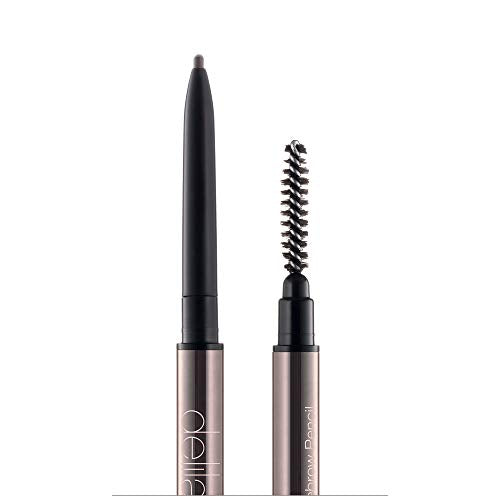 Delilah Sable Retractable Eyebrow Pencil with Brush - Long-Lasting & Vegan - 0.002 Oz