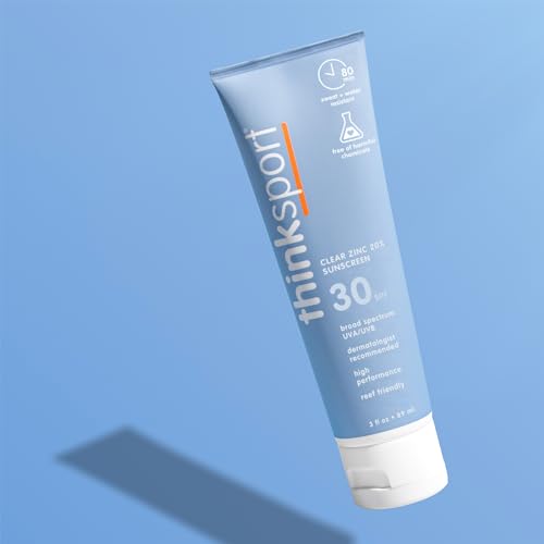 Mineral Sunscreen SPF 30 with Zinc Oxide - Vegan, Water-Resistant, 3 Fl Oz
