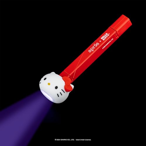 APR?S x Hello Kitty¢ç Omni Light, Gel-X UV LED Nail Lamp, Flash Curing Wand, Handheld or Standing Cordless Nail Lamp for Gel Nails