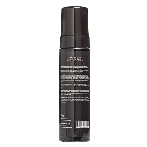 Rose & Caramel Velvety Dark Olive Self Tanning Mousse 200ml – Long-Lasting, Natural Bronzed Glow