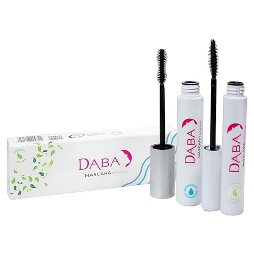 Dabalash Daba Duo Waterproof Mascara & Gentle Vegan Mascara – Very Black — 0.45 oz & 0.3 oz (Combo)