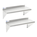 Stainless Steel Wall Shelf 2 Pack 12x24 Inches Heavy Duty Kitchen Shelves - Variation of THIS listing