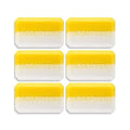 ASANTEE Rice Milk & Turmeric Soap Bar - Luxurious Body Soap for Soft, Clear, and Radiant Skin - Scent Long-Lasting (Pack of 6)