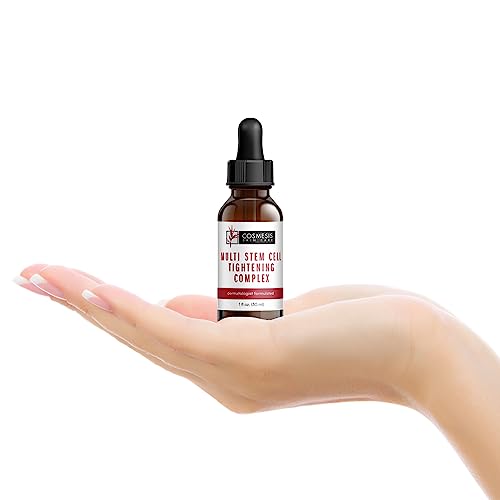 Multi Stem Cell Skin Tightening Complex - Boosts Hydration, Firms Skin, Reduces Wrinkles & Protects from Environmental Exposure - 1 oz