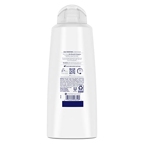 Dove Nutritive Solutions Moisturizing conditioner for Normal to Dry Hair Daily Moisture with Pro-moisture complex for Manageable and Silky Hair 20.4 oz