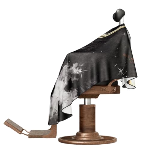 Professional Barber Cape with Adjustable Neck Closure - Salon Hair Cutting Cape