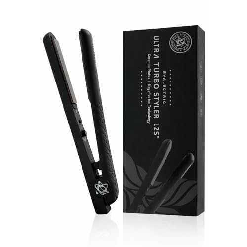 Ceramic Flat Iron for Hair - 1.25 Inch Dual Voltage Straightener